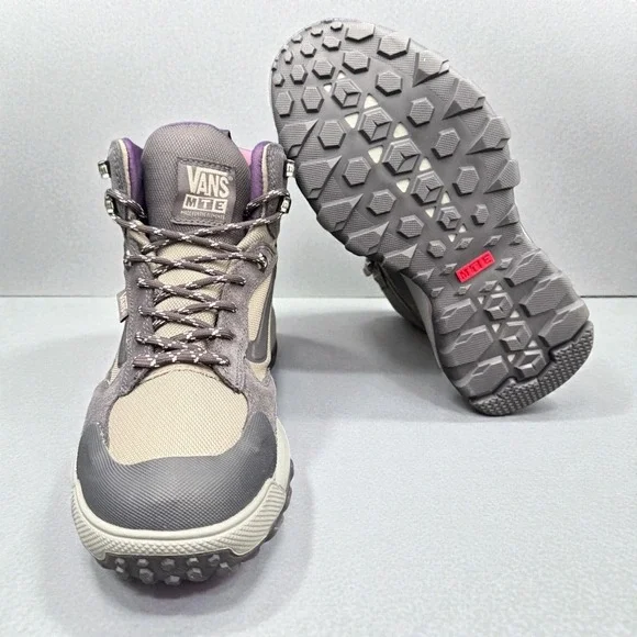 Vans MTE Crestline Waterproof Hiking Boots – Gray/Purple – Men's 7 / Women's 8.5 - Picture 7 of 8